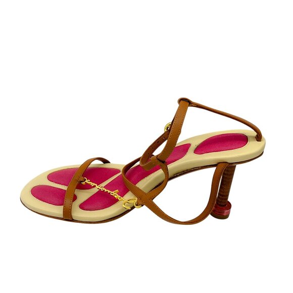 Jacquemus Light Brown / Pink Les Sandales Pralu Leather Sandals - Picture 3 of 7